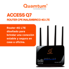 Quamtum Access Q7 - Router CPE Inalámbrico 4G LTE